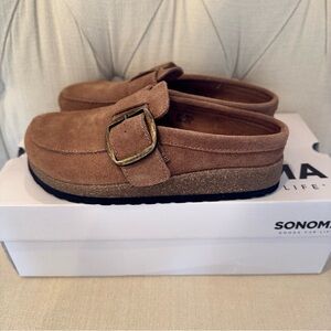 New, ‘Sonoma Goods For Life’ Women's Mule Clogs, Chestnut (brown) - Size 7 (M)